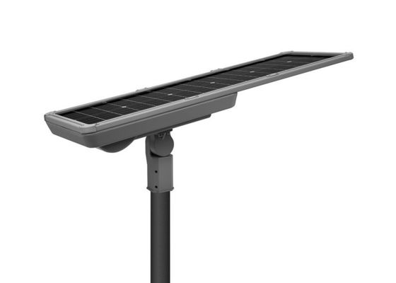 6500K 190 Lm/W 60W IP66 Lampadaire solaire LED intelligent intégré, temps de charge 6 heures